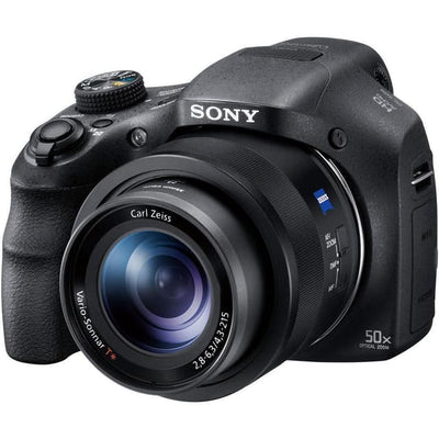 CyberShot DSC-HX350 Bridge-Kamera - Schwarz + Sony Carl Zeiss Vario-Sonnar T 4.3-215mm f/2.8-6.3