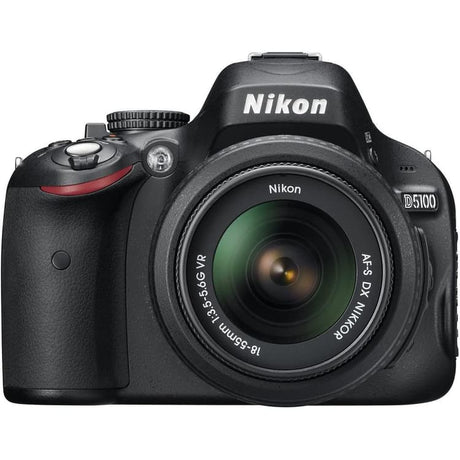 SLR D5100 - Schwarz + Nikon AF-S DX Nikkor 18-55mm f/3.5-5.6G II ED DX f/3.5-5.6