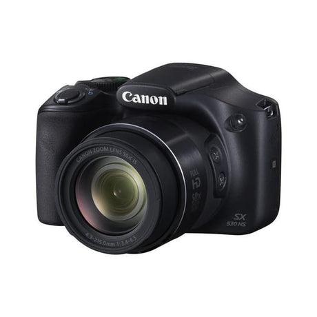 Canon PowerShot SX530 HS Kamera - Schwarz + Canon Zoom-Objektiv 50-IS 24–1200mm f/3.4-6.5