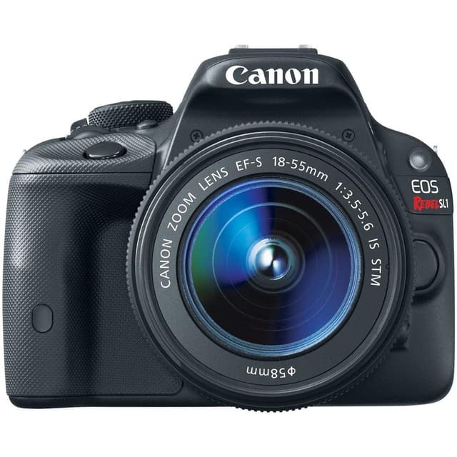 Canon EOS Rebel SL1 SLR - Schwarz + Canon EF-S 18-55mm f/3.5-5.6 IS STM Objektiv · Hauptbild