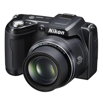 Nikon COOLPIX L110 Kamera - Schwarz + Nikon NIKKOR 15-fach optischer Weitwinkel-Zoom VR 28-420 mm f/3.5-5.4