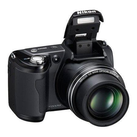 Nikon COOLPIX L110 Kamera - Schwarz + Nikon NIKKOR 15-fach optischer Weitwinkel-Zoom VR 28-420 mm f/3.5-5.4