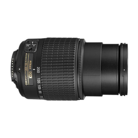 Nikon D3000 DSLR - Schwarz + 18-55mm + 55-200mm Objektiv-Set