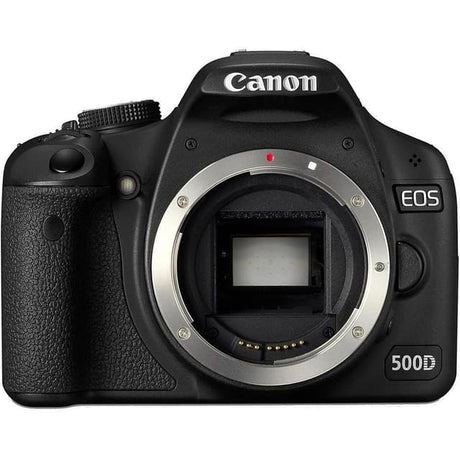 Canon EOS 500D SLR – Schwarz + Canon EF-S 18-55mm f/3.5-5.6 IS II