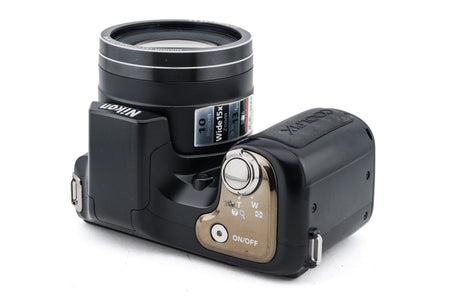 Nikon Coolpix L100 – Kompakte Digitalkamera Vintage Digicam (Schwarz) Wiederaufbereitet