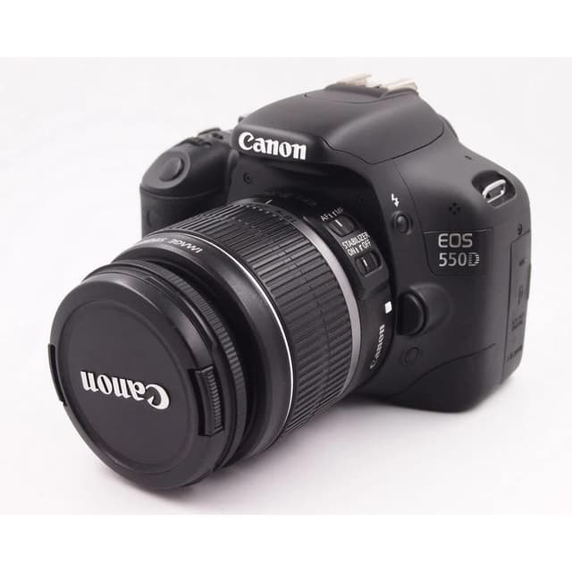 CANON EOS 550D SLR - Black + Canon EF-S 18-55mm f/3.5-5.6 IS II de segunda mano en Camera Market