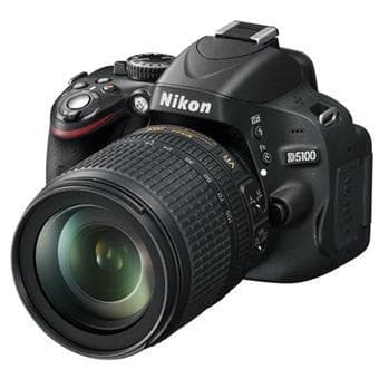 SLR D5100 - Schwarz + Nikon AF-S DX Nikkor 18-105 mm f/3.5-5.6 G ED VR Objektiv