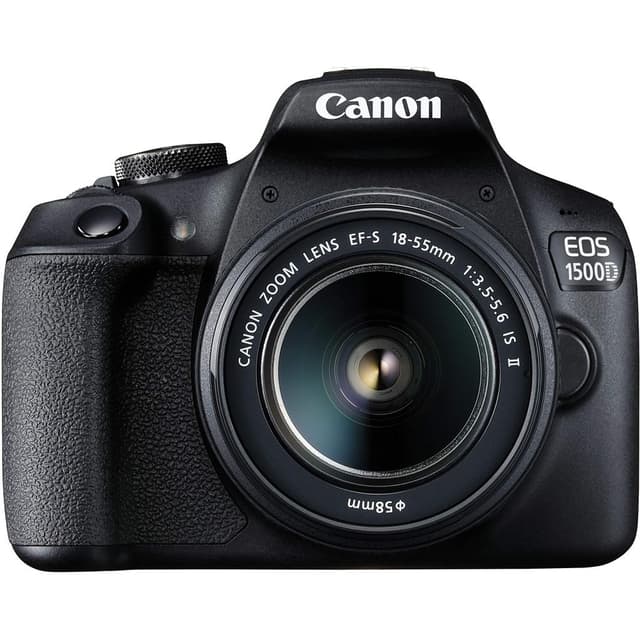 EOS 1500D SLR – Schwarz + Canon EF-S 18-55mm f/3.5 IS · Hauptbild
