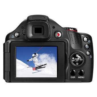 Canon PowerShot SX30 IS Kamera – Schwarz + Canon Zoomobjektiv 4,3–150,5 mm f/2,7–5,8 USM