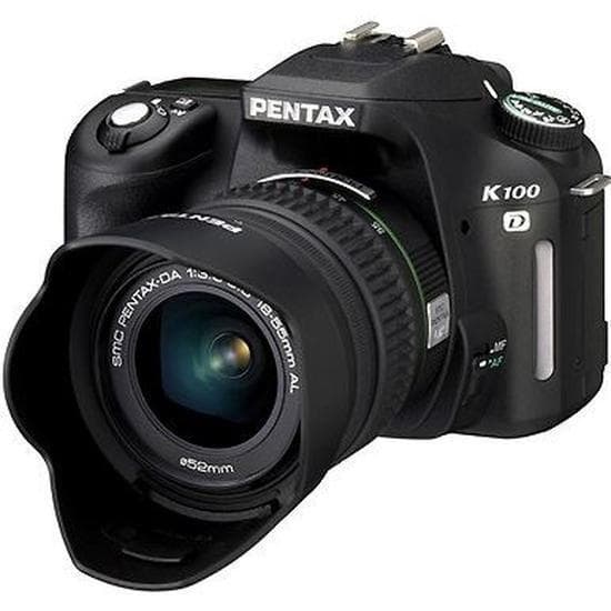 SLR K100D - Black + Pentax Pentax DA 18-55mm f/3.5-5.6 AL f/3.5-5.6 de segunda mano en Camera Market