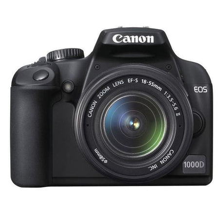 EOS 1000D SLR – Schwarz + Canon EF-S 18-55mm f/3.5-5.6 II Objektiv