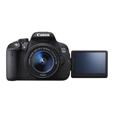 EOS 700D SLR – Schwarz + Canon EF-S 18-55mm f/3.5-5.6 IS STM f/3.5-5.6