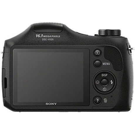 Sony CyberShot DSC-H100 Kamera - Schwarz + Sony 25-525mm f/3.1-5.8