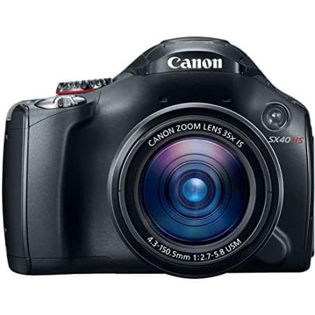 Canon PowerShot SX40 HS Kamera – Schwarz + Canon Zoomobjektiv 24–840 mm f/2,7–5,8 · Hauptbild