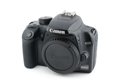 Canon EOS 1000D (Nur Gehäuse) – Generalüberholte Digitale Spiegelreflexkamera (Schwarz)