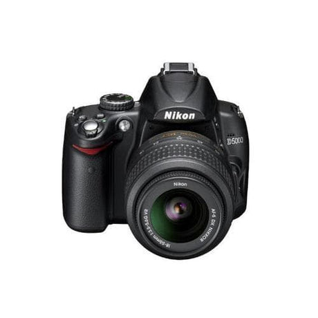 D5000 Spiegelreflexkamera - Schwarz + Canon AF-S DX Nikkor 18-55mm f/3.5-5.6G VR II + AF-S DX Nikkor 55-200mm f/4-5.6G ED f/3.5-5.6 + f/4-5.6
