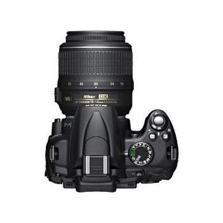 D5000 Spiegelreflexkamera - Schwarz + Canon AF-S DX Nikkor 18-55mm f/3.5-5.6G VR II + AF-S DX Nikkor 55-200mm f/4-5.6G ED f/3.5-5.6 + f/4-5.6