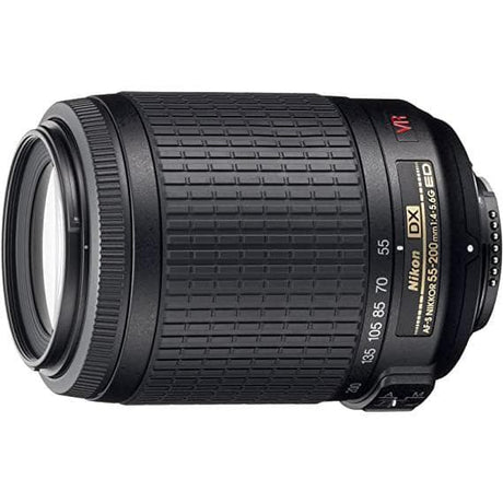 D5000 Spiegelreflexkamera - Schwarz + Canon AF-S DX Nikkor 18-55mm f/3.5-5.6G VR II + AF-S DX Nikkor 55-200mm f/4-5.6G ED f/3.5-5.6 + f/4-5.6