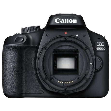 EOS 4000D SLR – Schwarz + Canon Zoom-Objektiv EF-S 18–55 mm f/3,5–5,6 III + Zoom-Objektiv EF 75–300 mm f/4–5,6 III f/3,5–5,6 + f/4–5,6