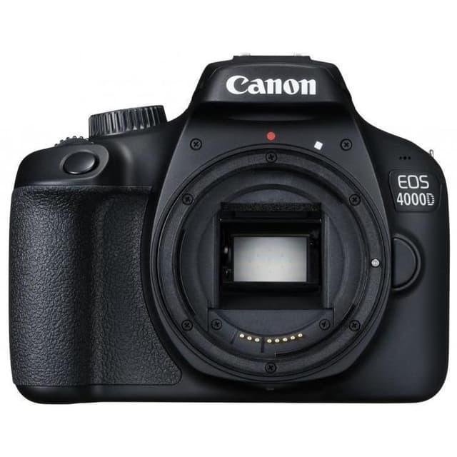 EOS 4000D SLR - Black + Canon Canon Zoom Lens EF-S 18-55 mm f/3.5-5.6 III + Zoom Lens EF 75-300 mm f/4-5.6 III f/3.5-5.6 + f/