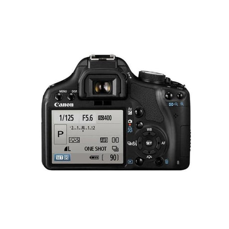 Canon EOS 500D SLR – Schwarz + Canon Zoom-Objektiv EF-S 18-55mm f/3.5-5.6 IS