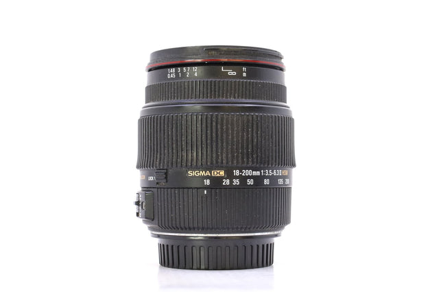Sigma 18-200mm f/3.5-6.3 DC OS HSM II - Canon EF-S Fit