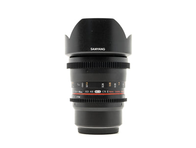 Samyang 10mm T3.1 Cine VDSLR ED AS NCS CS II – Micro Four Thirds Anschluss