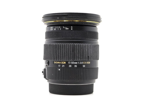 Sigma 17-50mm f/2.8 EX DC - Sony A Anschluss