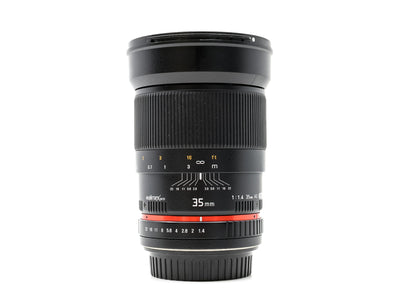 Walimex Pro 35mm f/1.4 AS UMC - Canon EF Anschluss
