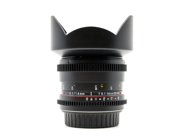 Rokinon 14mm T3.1 Cine ED AS IF UMC - Canon EF Fit de segunda mano en Camera Market