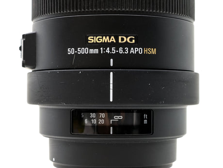 Sigma 50-500mm f/4-6.3 EX APO DG HSM - Canon EF Anschluss