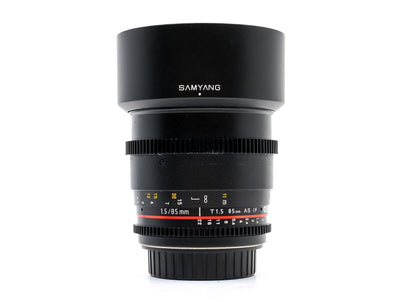 Samyang 85mm T1.5 - Canon EF Anschluss