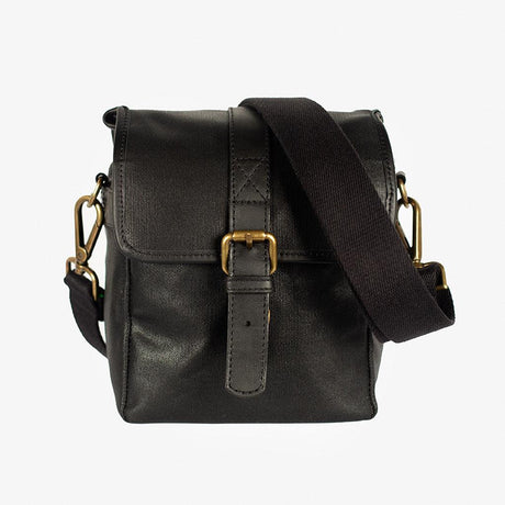 Berlin Black Waxed Canvas Kameratasche