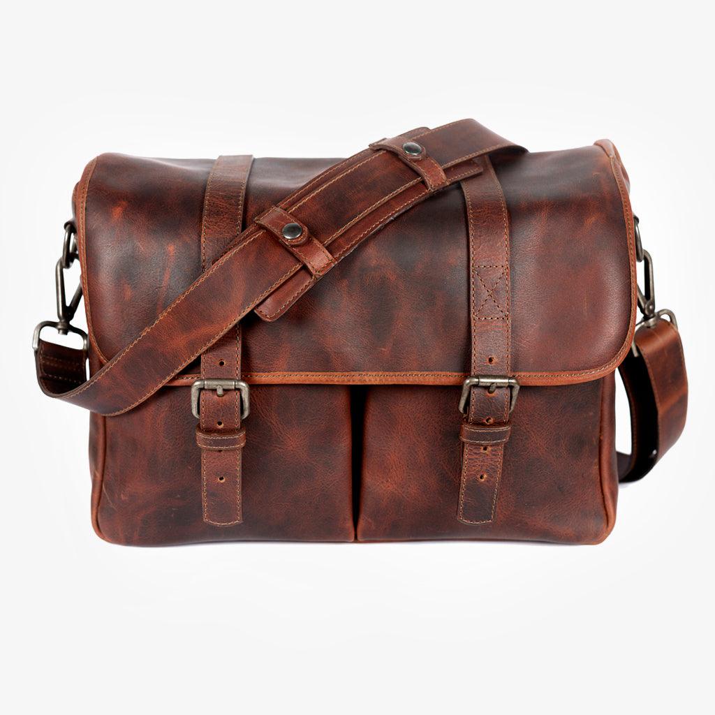 Roma Cognac Leder Kameratasche · Hauptbild