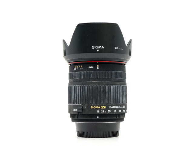 sigma|18-200mm f/3.5-6.3 dc|f-mount - Excelente - 1