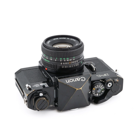 Canon F-1n + 50mm f1.8 FDn – Vintage Analoge 35mm SLR Premium Spiegelreflexkamera