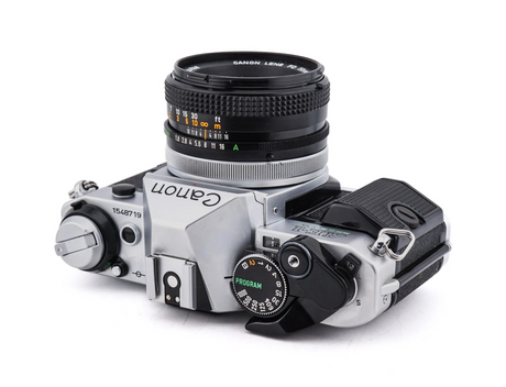 Canon AE-1 Program + 50mm f1.8 S.C. – SLR 35mm Filmkamera