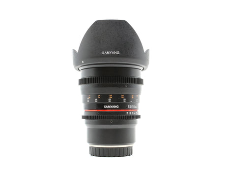 Samyang 50mm T1.5 Cine VDSLR AS UMC - Fujifilm X Anschluss