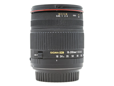 Sigma 18-200mm f/3.5-6.3 DC - Canon EF-S Anschluss