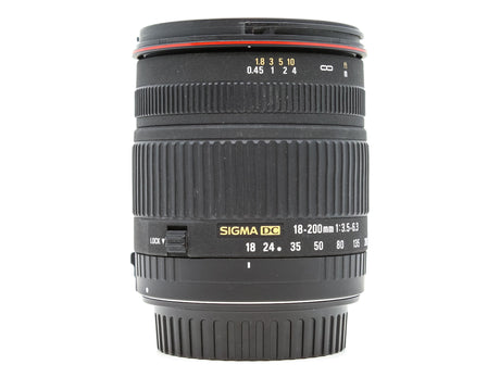 Sigma 18-200mm f/3.5-6.3 DC - Canon EF-S Anschluss