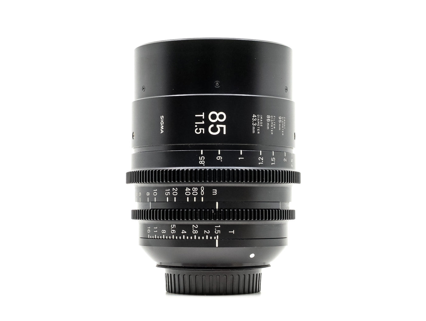 Sigma 85mm T1.5 FF – Canon EF Anschluss · Hauptbild