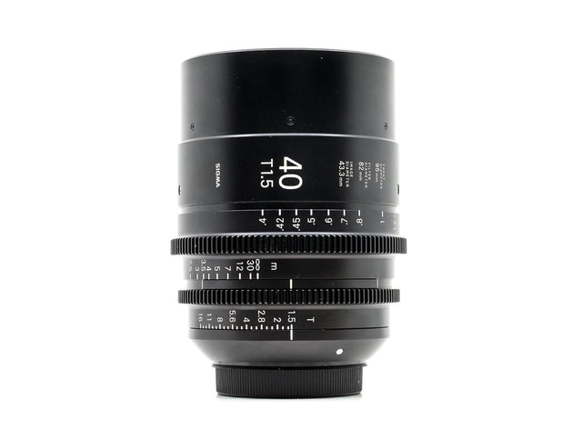 Sigma 40mm T1.5 FF - Canon EF Fit de segunda mano en Camera Market