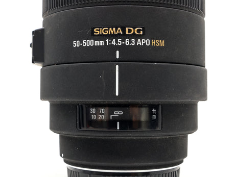 Sigma 50-500mm f/4.5-6.3 APO DG OS HSM – Canon EF Anschluss