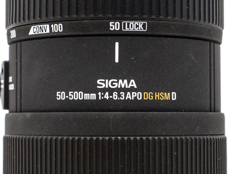 Sigma 50-500mm f/4-6.3 EX APO DG HSM – Nikon Anschluss