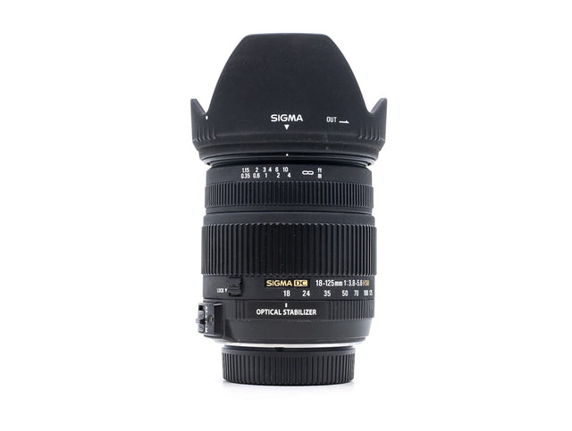 Sigma 18-125mm f/3.8-5.6 DC OS HSM - Nikon Fit de segunda mano en Camera Market