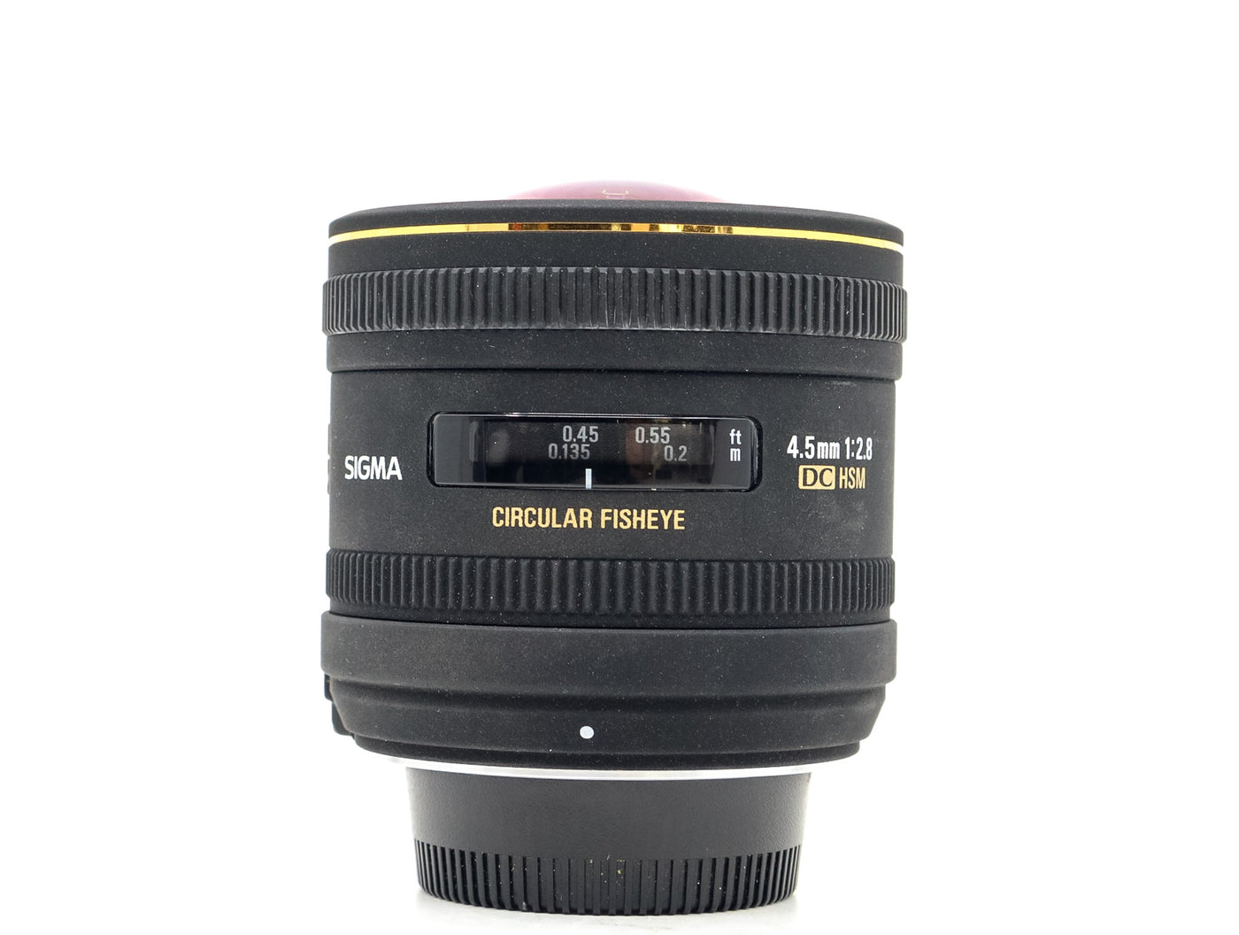 Sigma 4,5 mm Fisheye f/2,8 EX DC HSM – Nikon Anschluss · Hauptbild