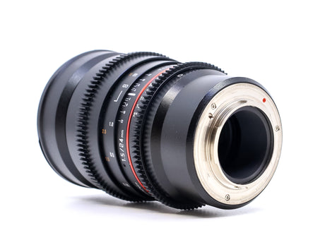 Walimex Pro 24mm f/1.5 VDSLR - Micro Four Thirds Anschluss