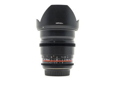 Walimex Pro 16mm T2.2 VDSLR - Canon EF Anschluss