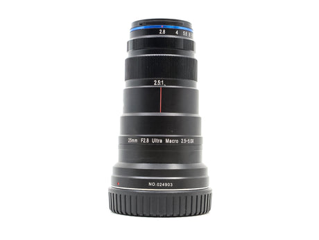 Laowa 25mm f/2.8 2.5-5X Ultra Makro - Canon RF Anschluss