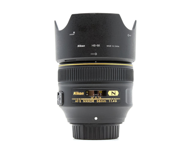 Nikon AF-S Nikkor 58mm f/1.4G de segunda mano en Camera Market